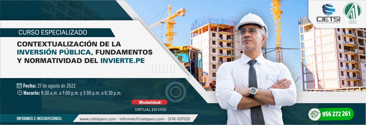 curso especializado contextualizaciOn de la inversiOn pUblica  fundamentos y normatividad del inviertepe